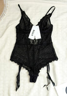 HSIA—Lovelush Unlined Underwire Lace Low Back Teddy - HSIA