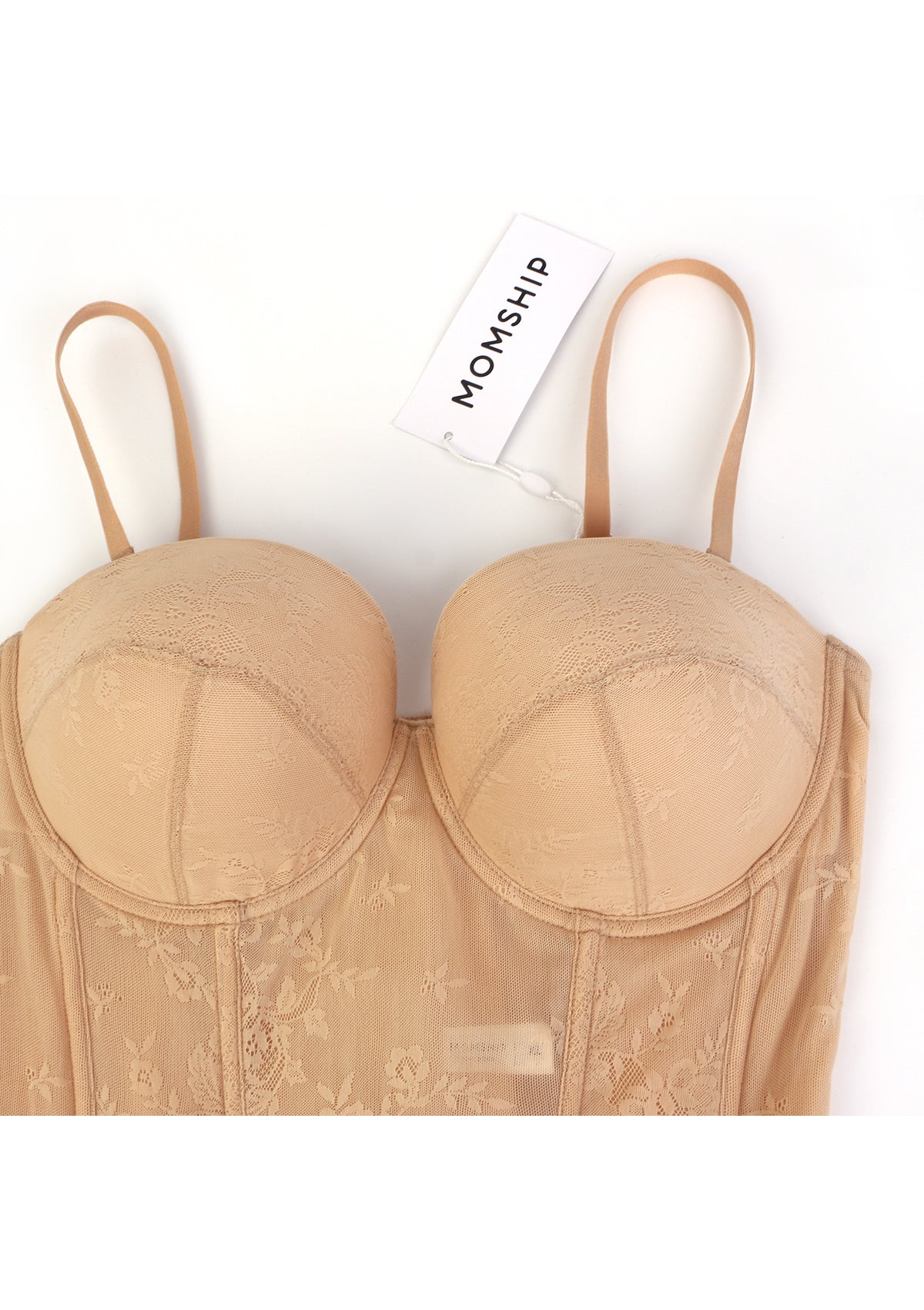 Momship Overbust Lace Corset Bustier - HSIA