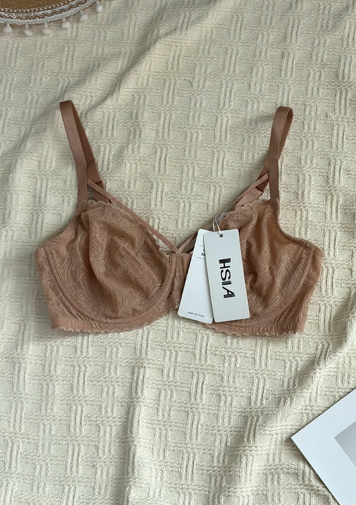 HSIA—HSIA Penumbra Floralette Unlined Strappy Lace Uderwire Bra - HSIA