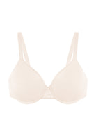 AirMesh Lace Detail Mesh Lightly Padded Full Coverage Underwire T-Shirt Bra - HSIA
