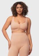 AlignFit Front Closure Posture Corrector Wireless Minimizer Full Coverage Bra - HSIA