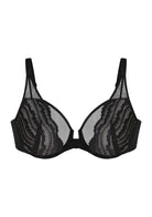 Aqua Passion Front-Close Unlined Lace Bra - HSIA