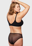 Aqua Passion Front-Close Unlined Lace Bra - HSIA