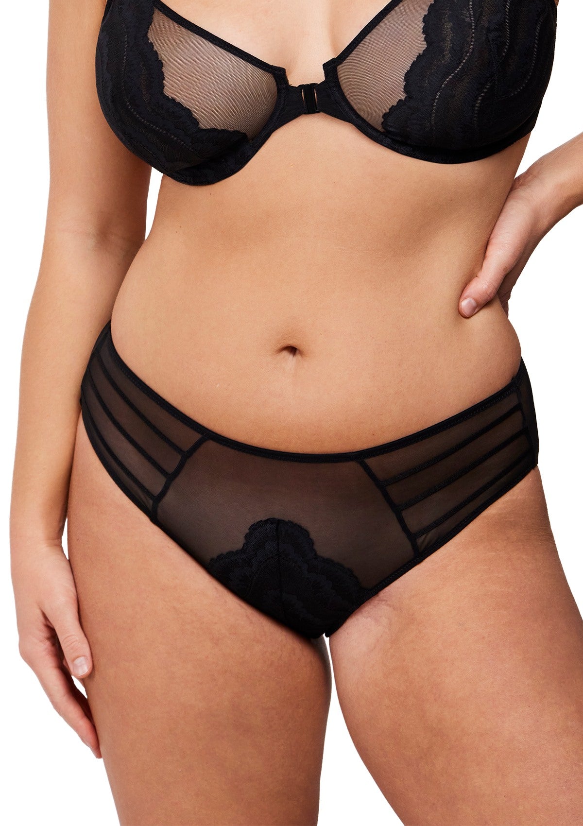Aqua Passion High-Rise Lace Brief Underwear - HSIA