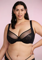 Azalea Champagne Lace Unlined Underwire Bra - HSIA