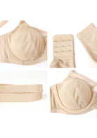 Billie Cross Front Strap Barbie Pink Smooth Sheer Mesh Underwire Bra - HSIA