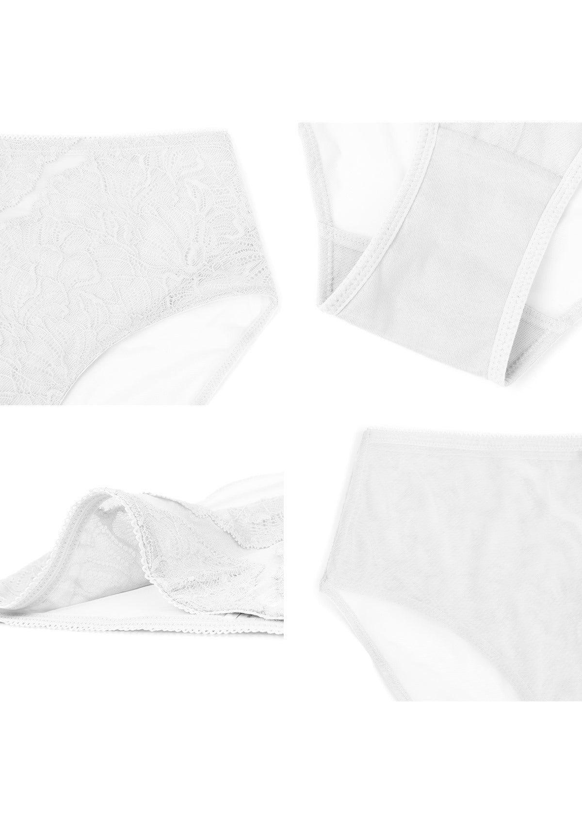 Blossom High-Rise Lace Brief Underwear - HSIA