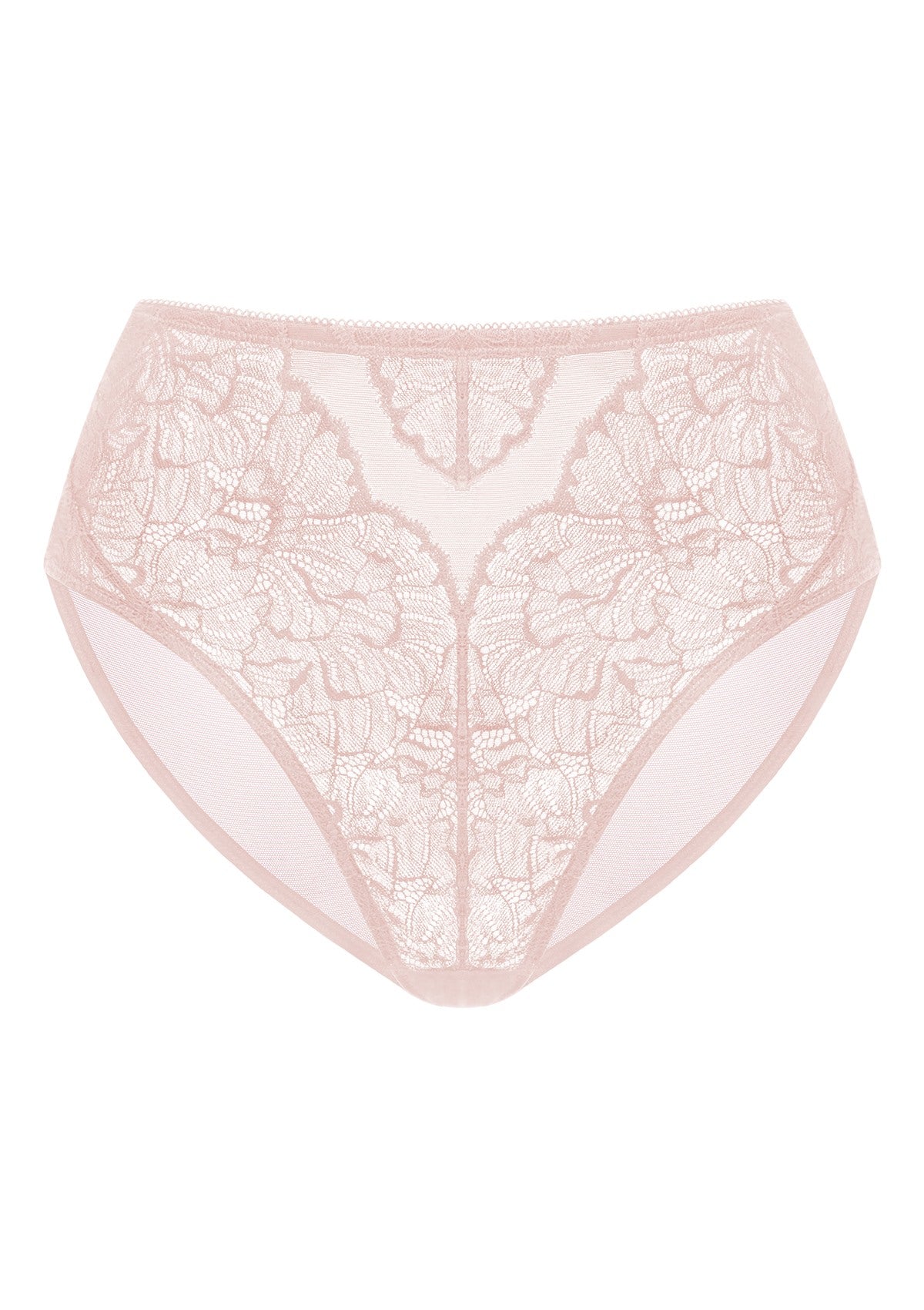 Blossom High-Rise Lace Brief Underwear - HSIA