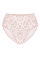 Blossom High-Rise Dark Pink Lace Brief Underwear - HSIA
