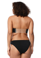 Blossom Mist Lace Trim Clear Back Strap Convertible Strapless Bra - HSIA
