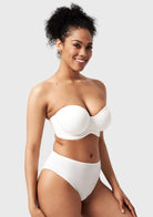 Classic Comfort Multiway Lightly Padded Underwire Strapless Bra - HSIA