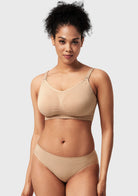 ComfyCare Seamless Full Coverage Wireless Padded Nursing Maternity Bra - HSIA