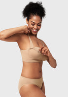 ComfyCare Seamless Full Coverage Wireless Padded Nursing Maternity Bra - HSIA