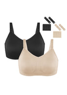 ComfyCare Seamless Full Coverage Wireless Padded Nursing Maternity Bra - HSIA