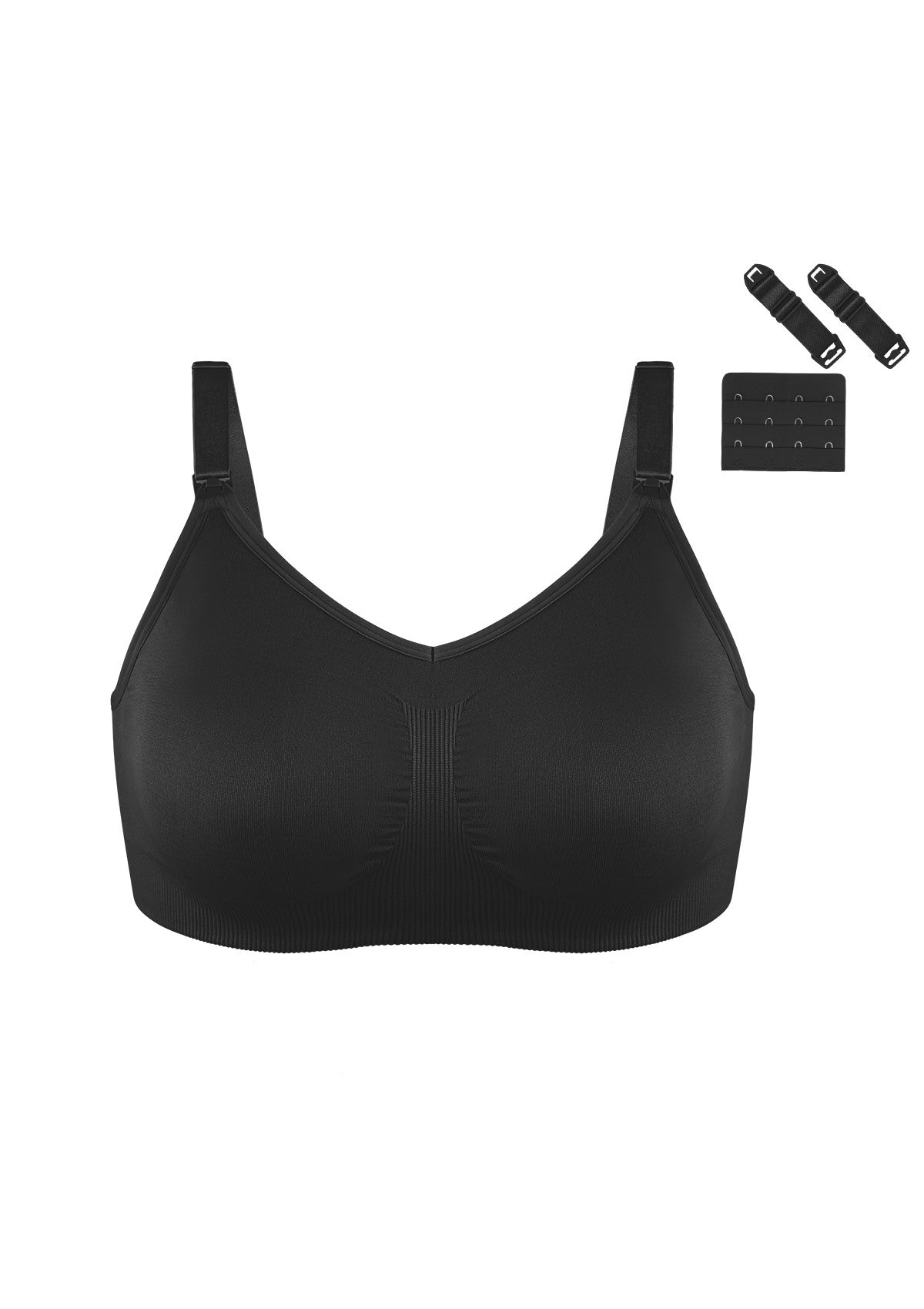 ComfyCare Seamless Full Coverage Wireless Padded Nursing Maternity Bra - HSIA