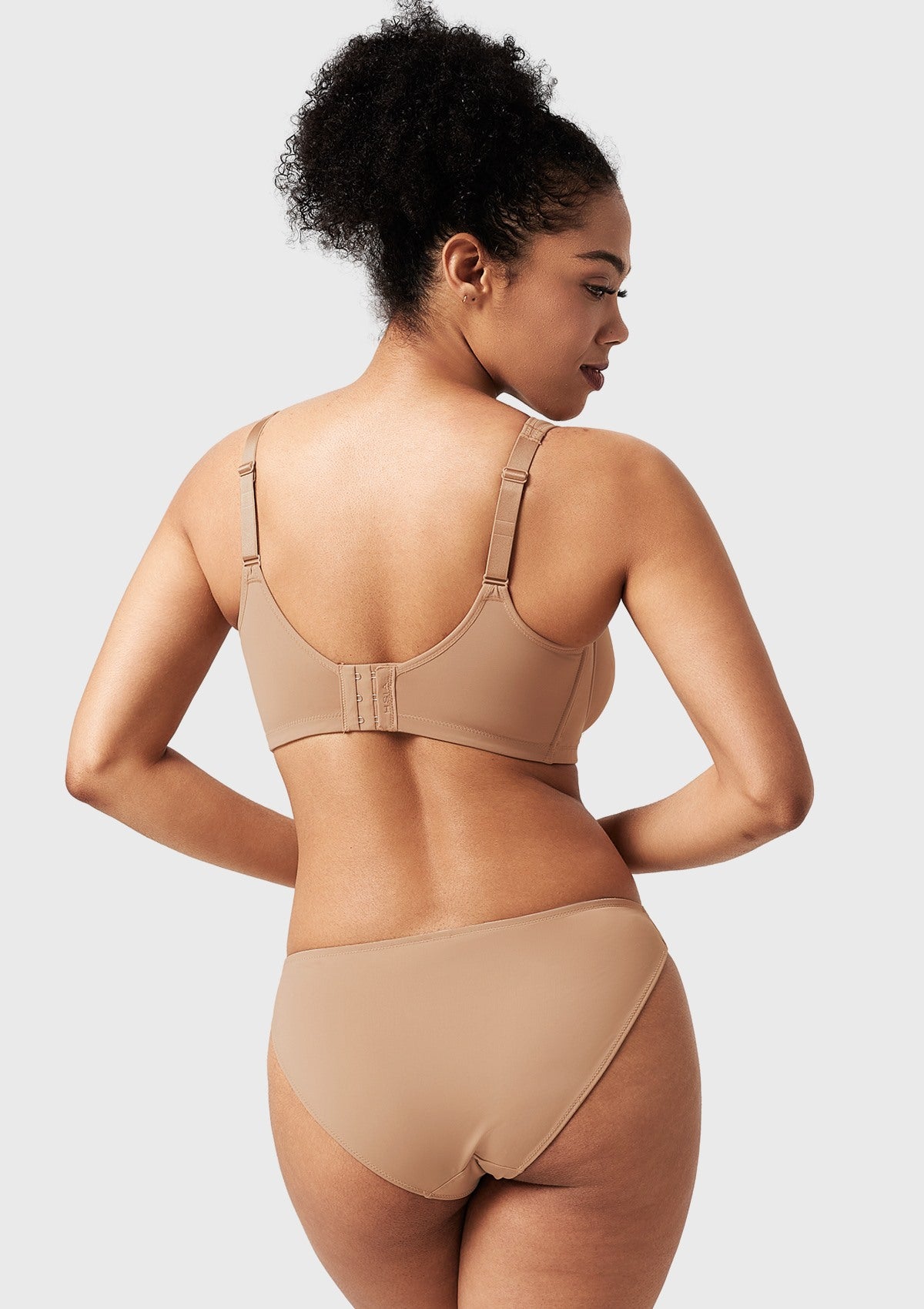 (Cardi B recommends)CoolComfort Smoothing Unlined Minimizer Underwire Bra - HSIA