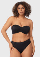 Daisy Lace Non-padded Strapless Minimizer Underwire Bra - HSIA