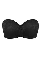 Daisy Lace Non-padded Strapless Minimizer Underwire Bra - HSIA