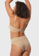 Daisy Lace Non-padded Strapless Minimizer Underwire Bra - HSIA