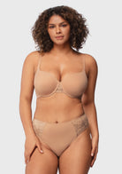 Daisy Smooth Lace Lightly Padded Racerback Underwire T-shirt Bra - HSIA
