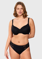 Daisy Smooth Lace Lightly Padded Racerback T-shirt Underwire Bra - HSIA