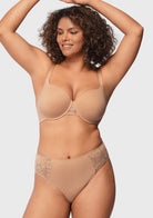 Daisy Smooth Lace Lightly Padded Racerback Underwire T-shirt Bra - HSIA