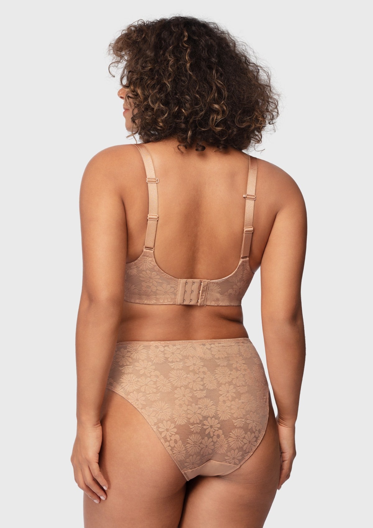 Daisy Smooth Lace Lightly Padded Racerback Underwire T-shirt Bra - HSIA