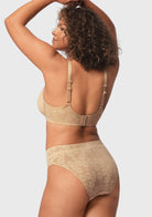 Daisy Smooth Lace Lightly Padded Racerback T-shirt Underwire Bra - HSIA