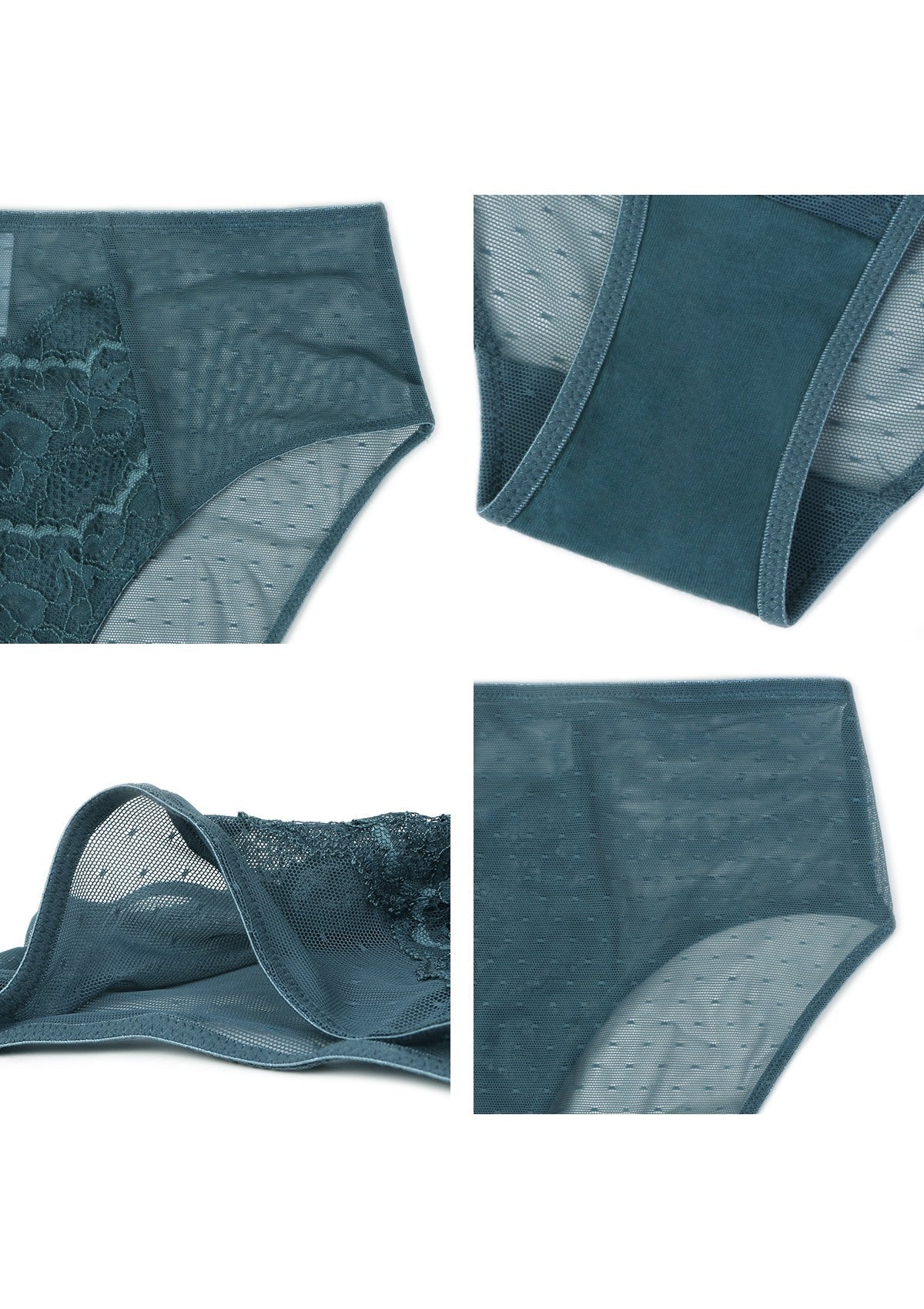 Enchante High-Rise Lace Brief Underwear - HSIA