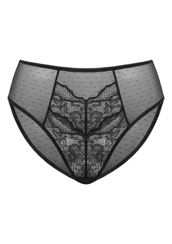 Enchante Lace Black Bikini Underwear - HSIA