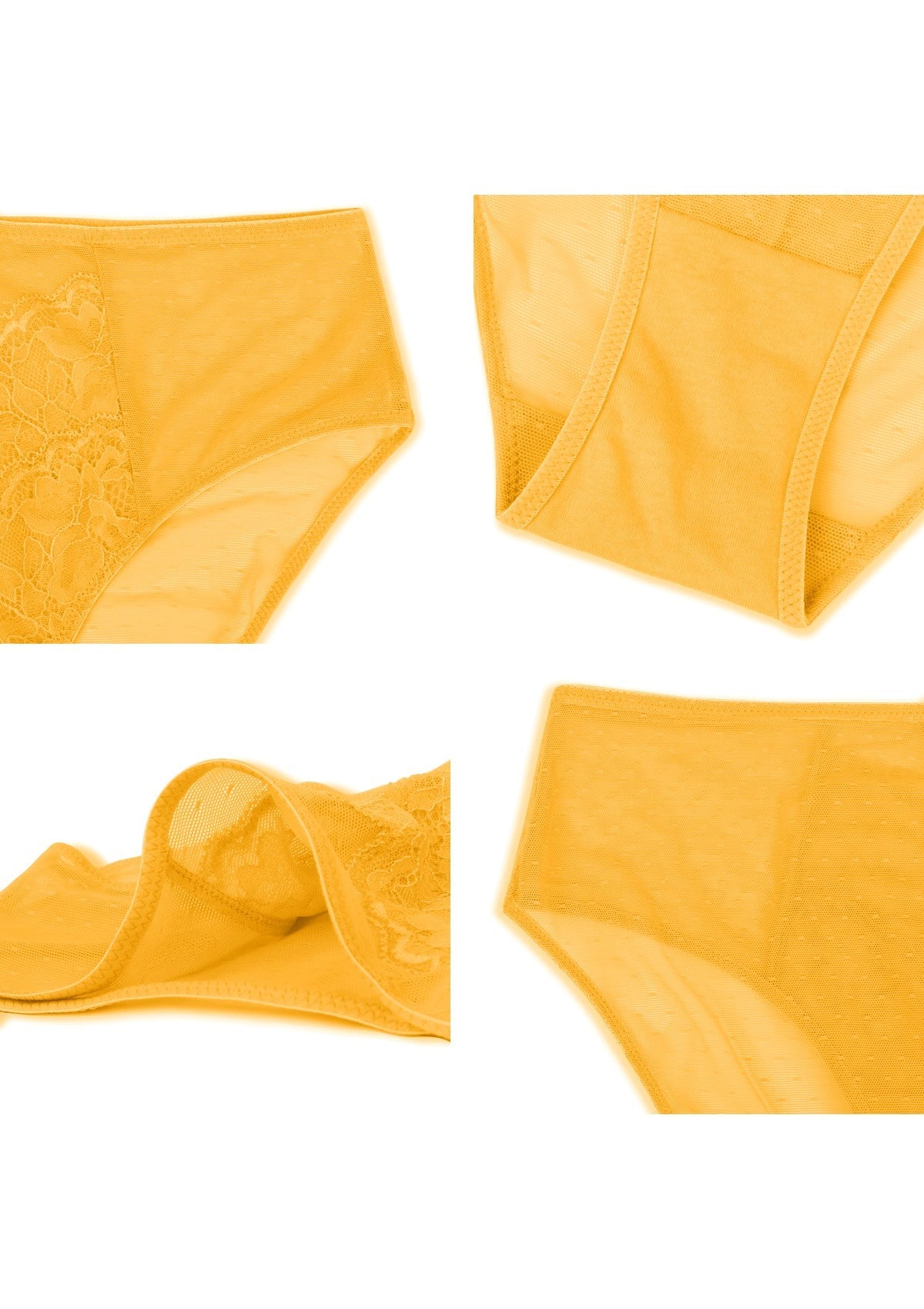 Enchante High-Rise Lace Brief Underwear - HSIA