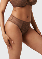 Enchante High-Rise Lace Brief Underwear - HSIA