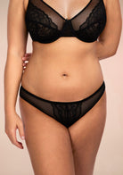 Songful Enchante Lace Black Bikini Underwear - HSIA