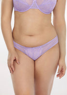 Enchante Purple Lace Bikini Underwear - HSIA