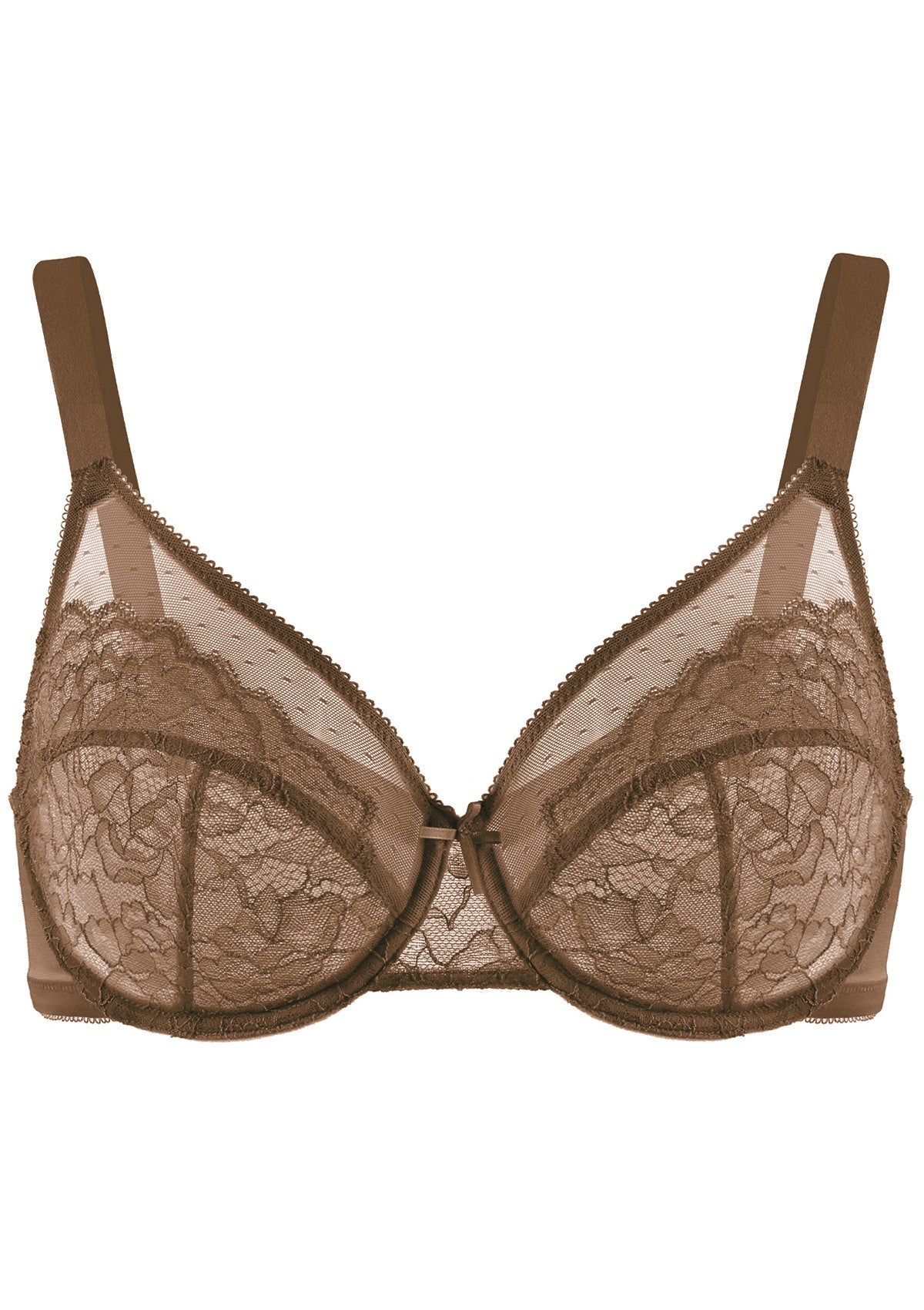 (Cardi B recommends)Enchante Unlined Non-padded Lace Underwire Bra - HSIA
