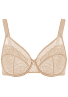 (Cardi B recommends)Enchante Lace Unlined Full Coverage Underwire Bra - HSIA