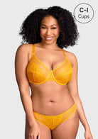 (Cardi B recommends)Enchante Unlined Non-padded Lace Underwire Bra - HSIA