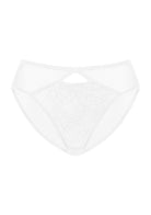 Ethereal Lines Embroidery Mesh Bikini Underwear - HSIA