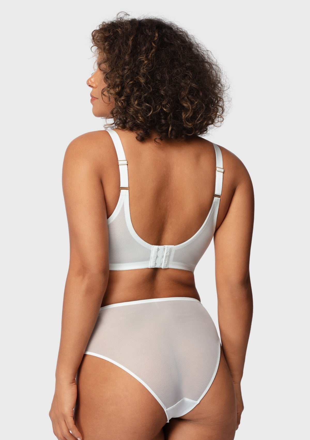 Ethereal Lines Embroidery Unlined Underwire Bra - HSIA