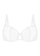 Ethereal Lines Embroidery Unlined Underwire Bra - HSIA