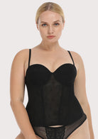 Gracious Overbust Lace Corset Bustier - HSIA