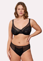 (Cardi B recommends)HSIA Enchante Black Lace Underwire Bra - HSIA