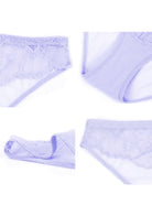 HSIA Blossom Purple Lace Bikini Underwear - HSIA