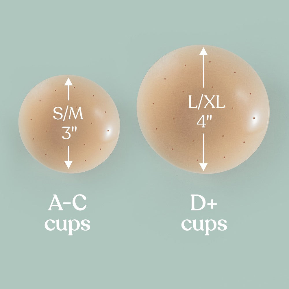 HSIA Breathable Non-Adhesive Reusable Washable Silicone Nipple Pasties Breasts Covers - HSIA