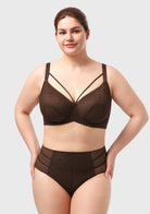 HSIA Penumbra Floralette Unlined Strappy Lace Uderwire Bra - HSIA