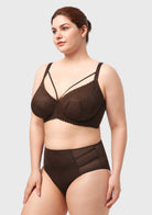 HSIA Penumbra Floralette Unlined Strappy Lace Uderwire Bra - HSIA
