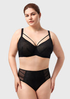 HSIA Penumbra Floralette Unlined Strappy Lace Uderwire Bra - HSIA
