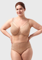 HSIA Penumbra Floralette Unlined Strappy Lace Uderwire Bra - HSIA