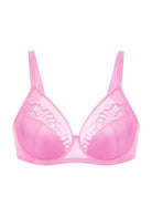 HSlA Pearl Shimmer Unlined Plus Size Full Coverage Underwire Comfortable Bra - HSIA