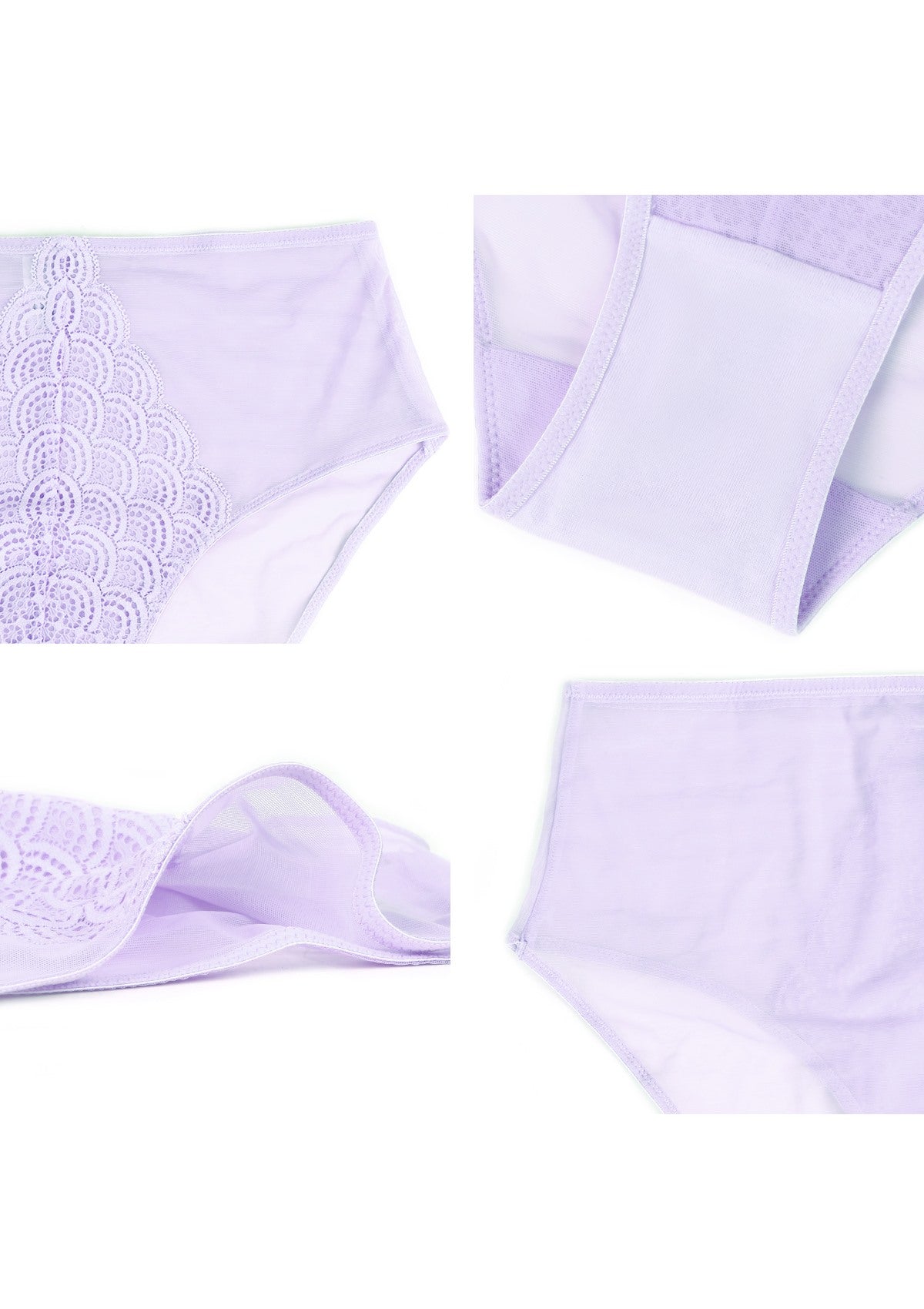 Songful Mermaid High-Rise Lace Brief Underwear - HSIA